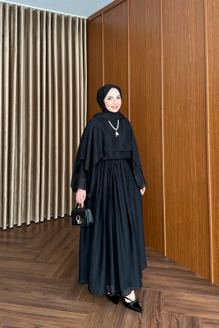 Fulia Üçlü Etek Takım - SIYAH