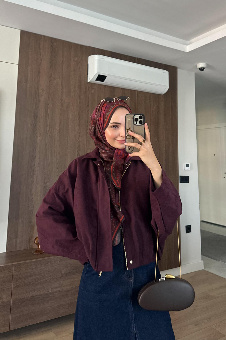 Kaela Fermuarlı Kısa Ceket - MÜRDÜM