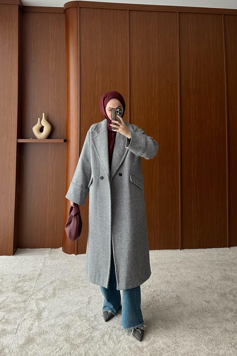 Marivella Kruvaze Kaban - GRİ