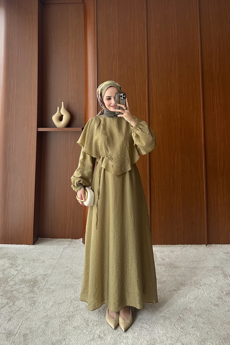 Noira Tasarım Elbise - HAKİ