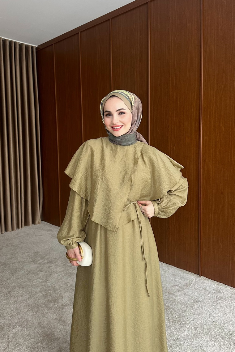 Noira Tasarım Elbise - HAKİ