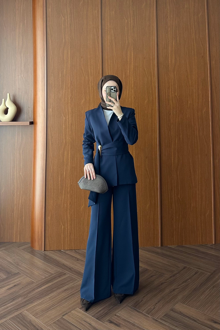 Premium Blazer Pantolon Takım - LACİVERT