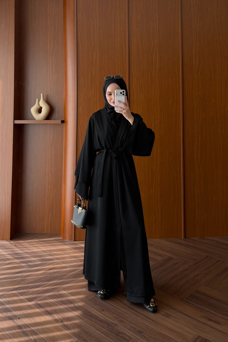 Rena Premium Abaya - SİYAH