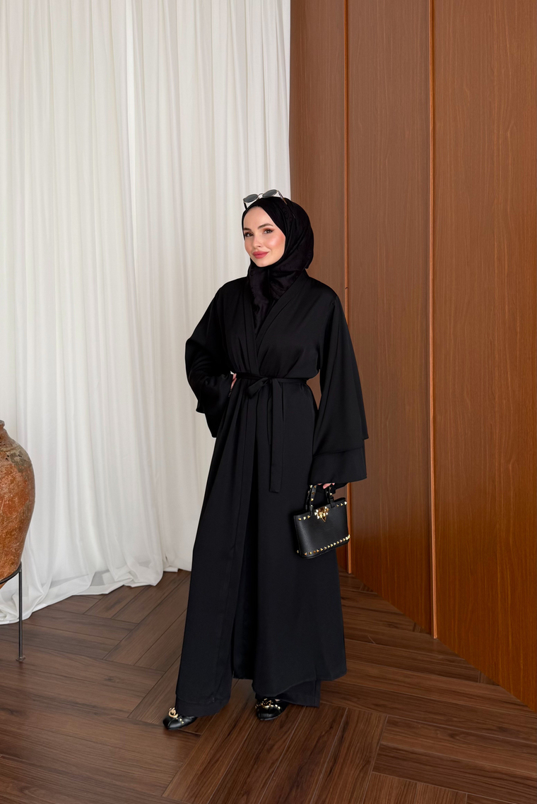 Rena Premium Abaya - SİYAH