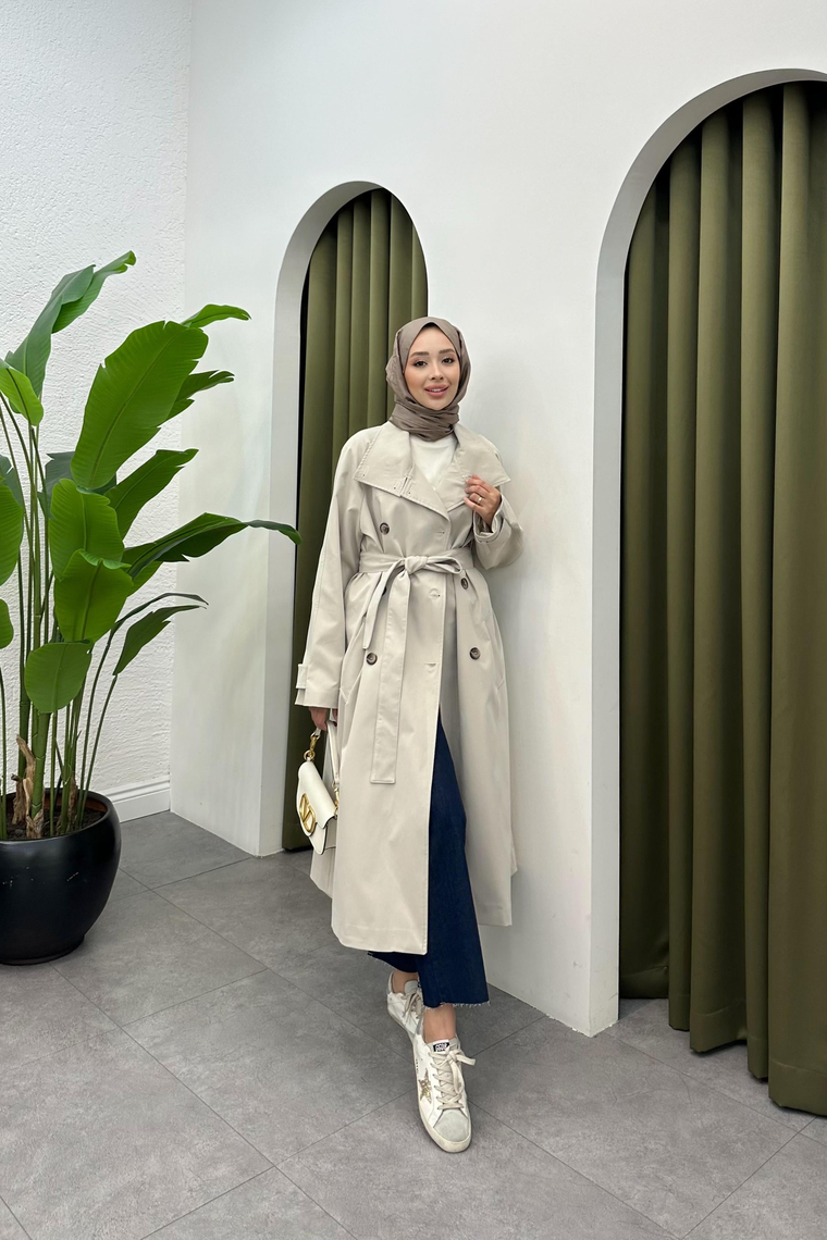 Suzana Oversize Trençkot - TAŞ