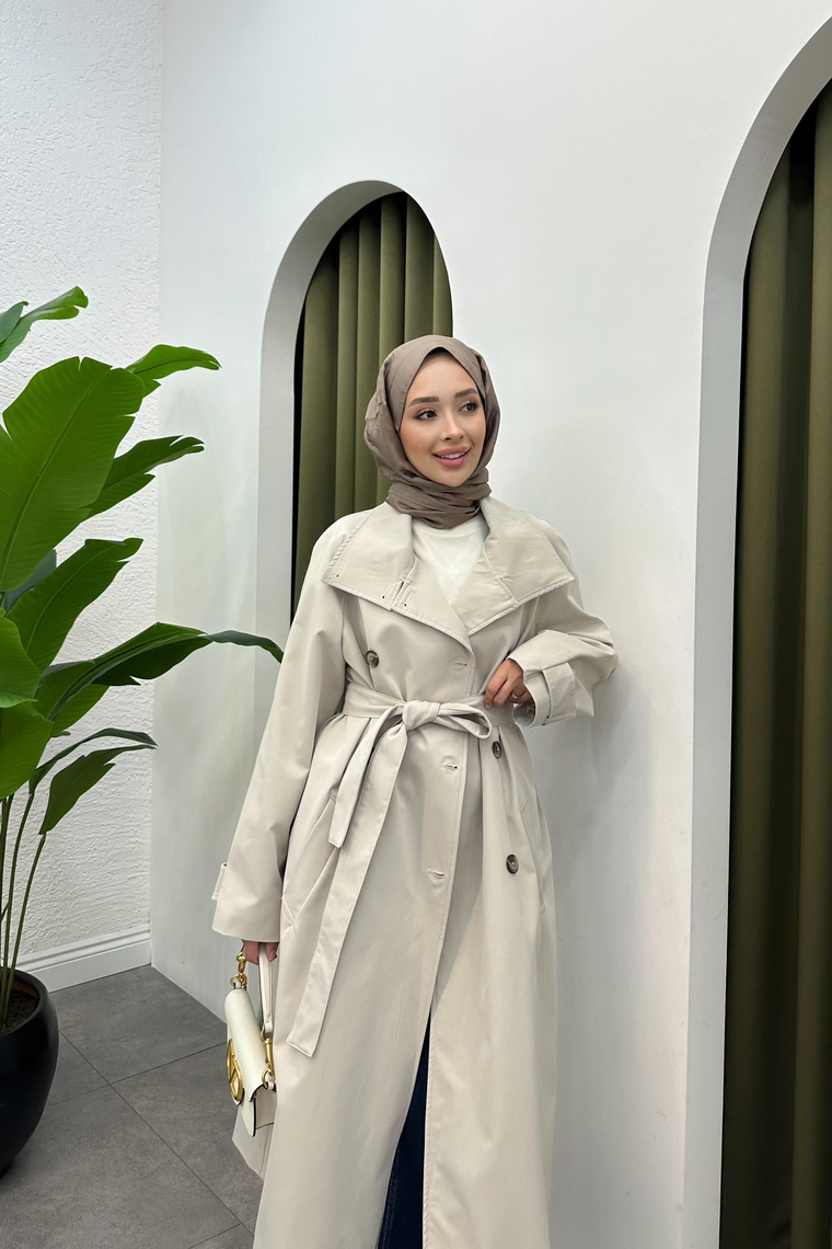 Suzana Oversize Trençkot - TAŞ