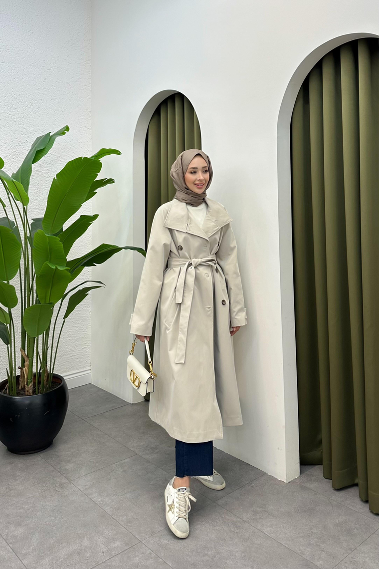 Suzana Oversize Trençkot - TAŞ