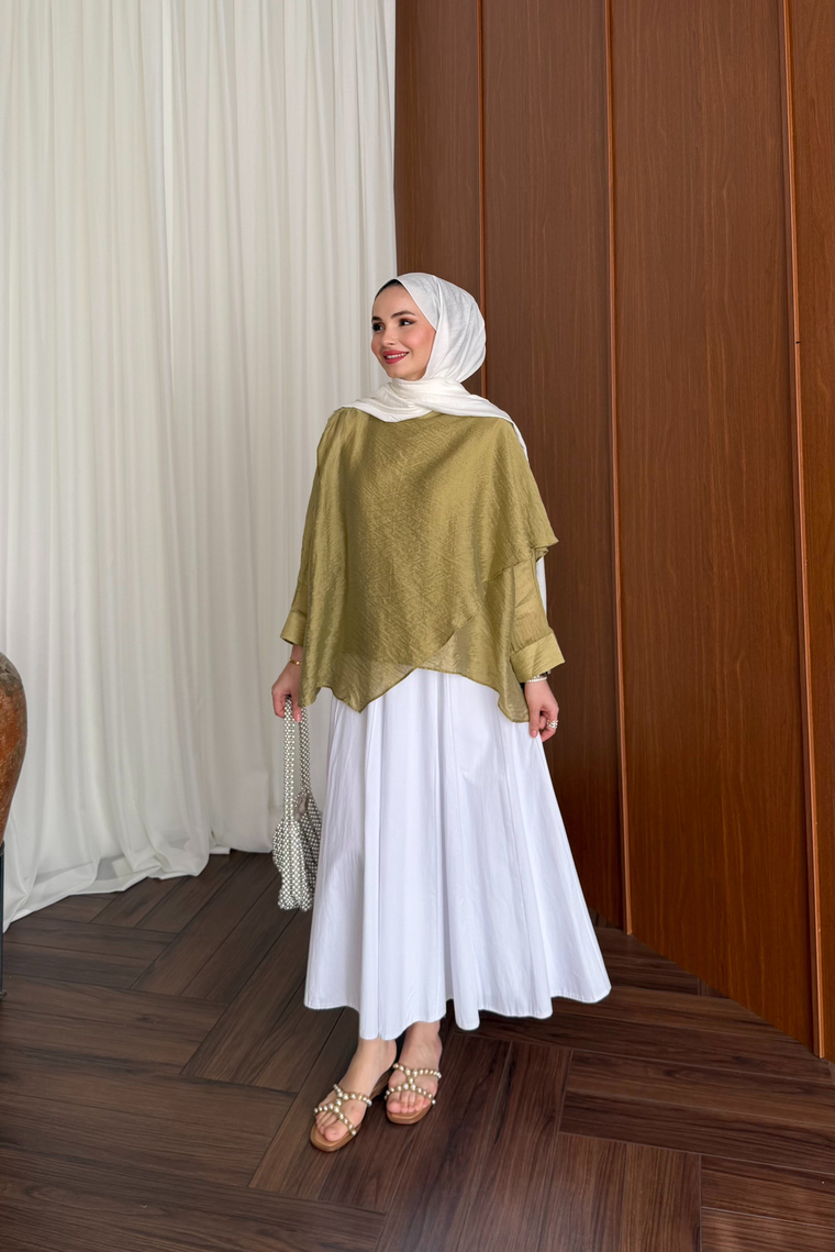 Tasarım Modal Bluz - HAKİ