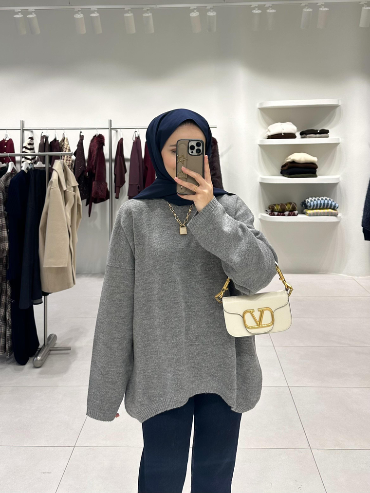 Venila Triko Kazak - GRİ