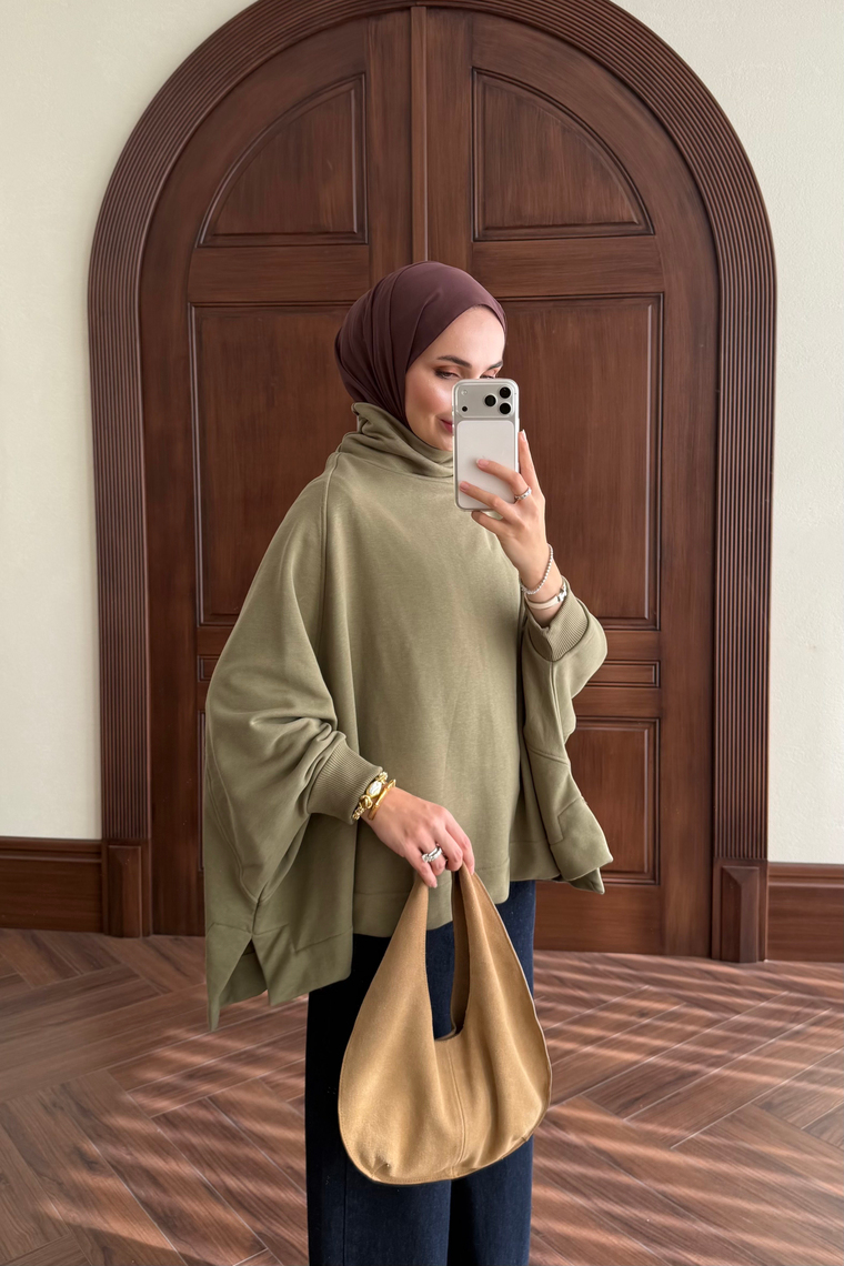 Yarasa Kol Sweat - HAKİ