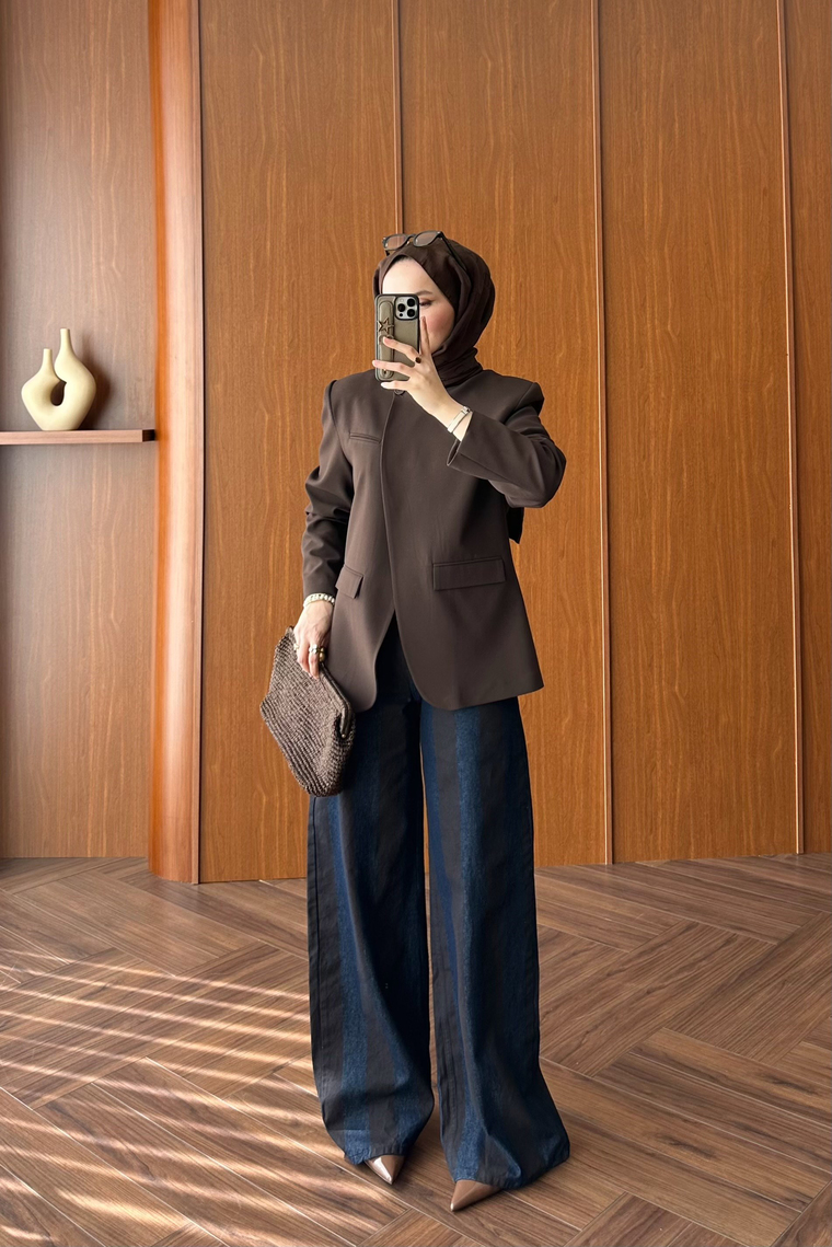 Zra Muadil Denim Pantolon - LACİVERT