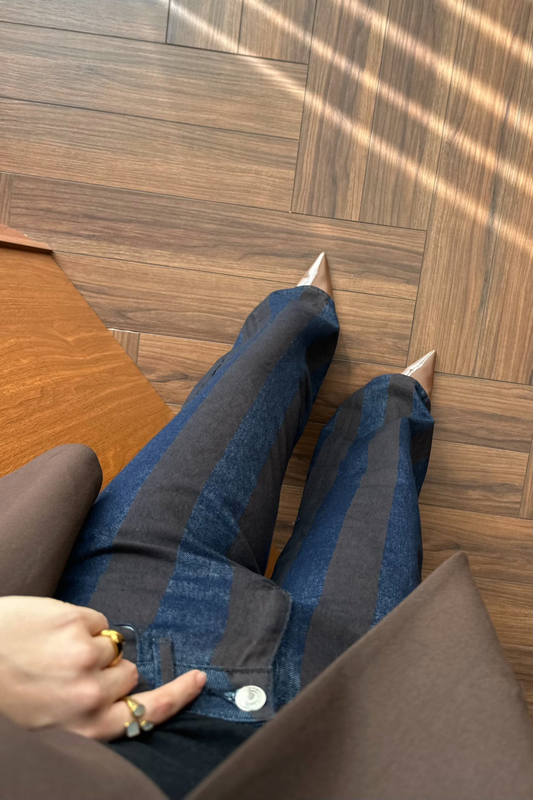 Zra Muadil Denim Pantolon - LACİVERT