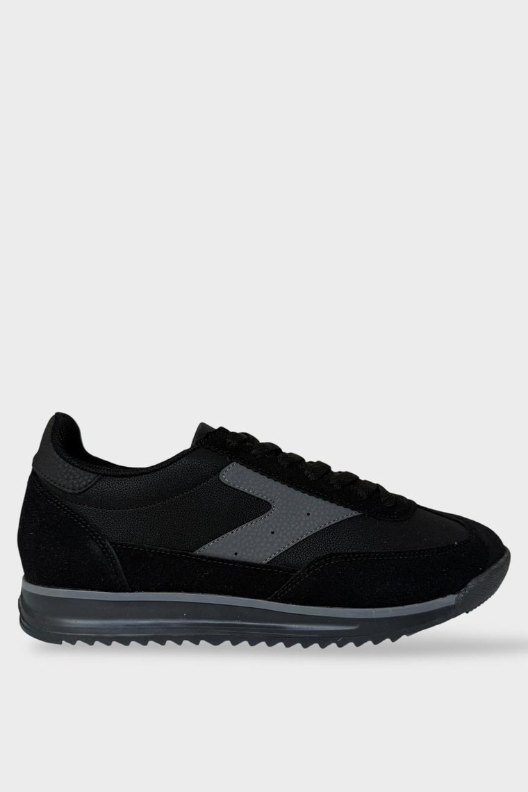 Erkek Günlük Hafif Rahat Taban Sneaker Ayakkabı SİYAH