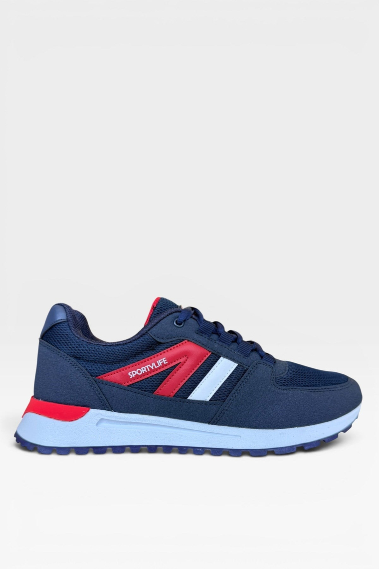 Erkek Ortopedik Airfile Günlük Yürüyüş Koşu Sneaker Spor Ayakkabı LACİVERT