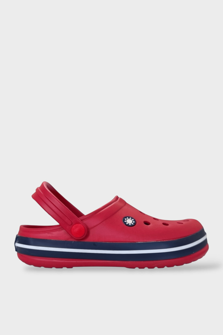 Unisex Comfort Hafif Medikal Hemşire Sabo Terlik KIRMIZI - LACİVERT