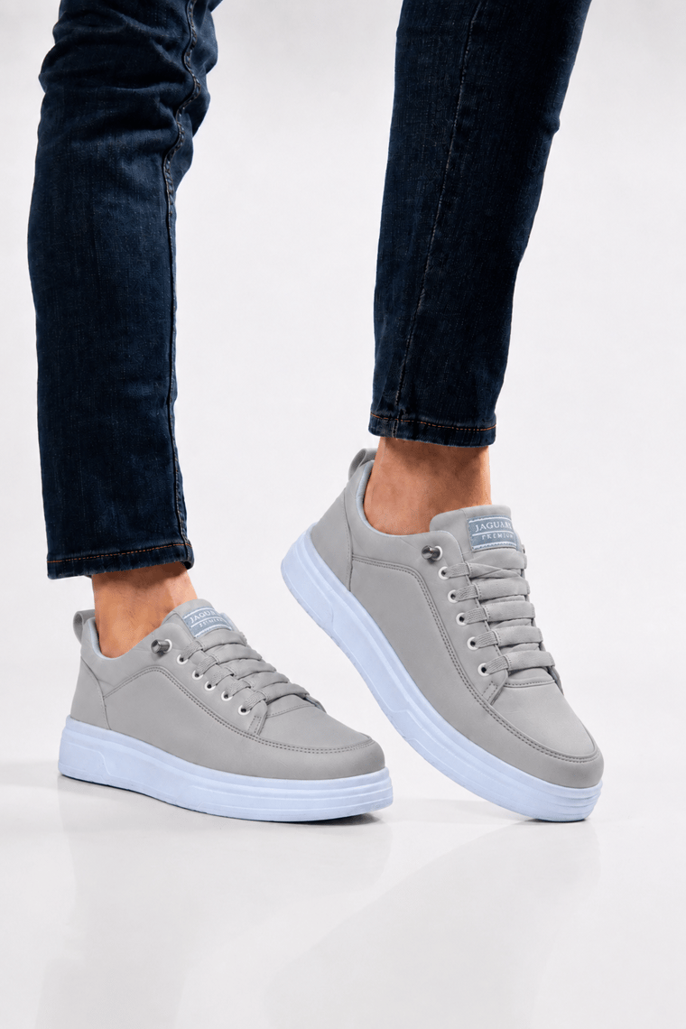 Akıllı Bağcık Hafif Comfort Taban Günlük Erkek Sneaker Ayakkabı KUM
