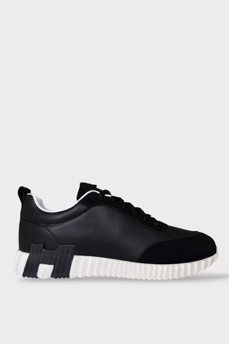 Erkek Günlük Sneaker Ayakkabı SİYAH - BEYAZ