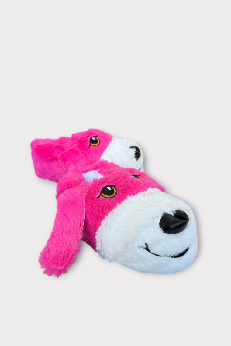 Sevimli Köpek Figürlü Çocuk Panduf FUŞYA
