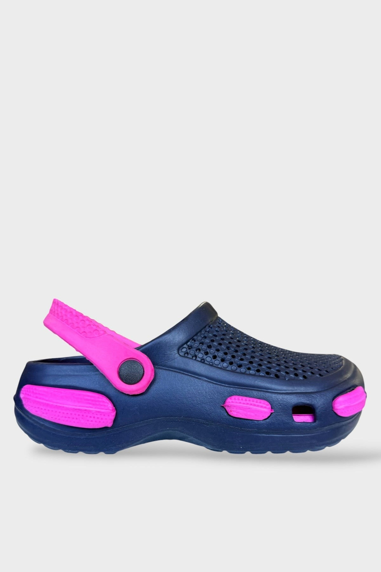 Unisex Comfort Medikal Hemşire Sabo Terlik LACİVERT - FUŞYA