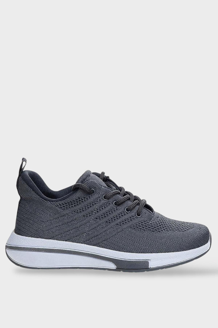 Unisex Yazlık Triko Spor Ayakkabı FÜME - BEYAZ