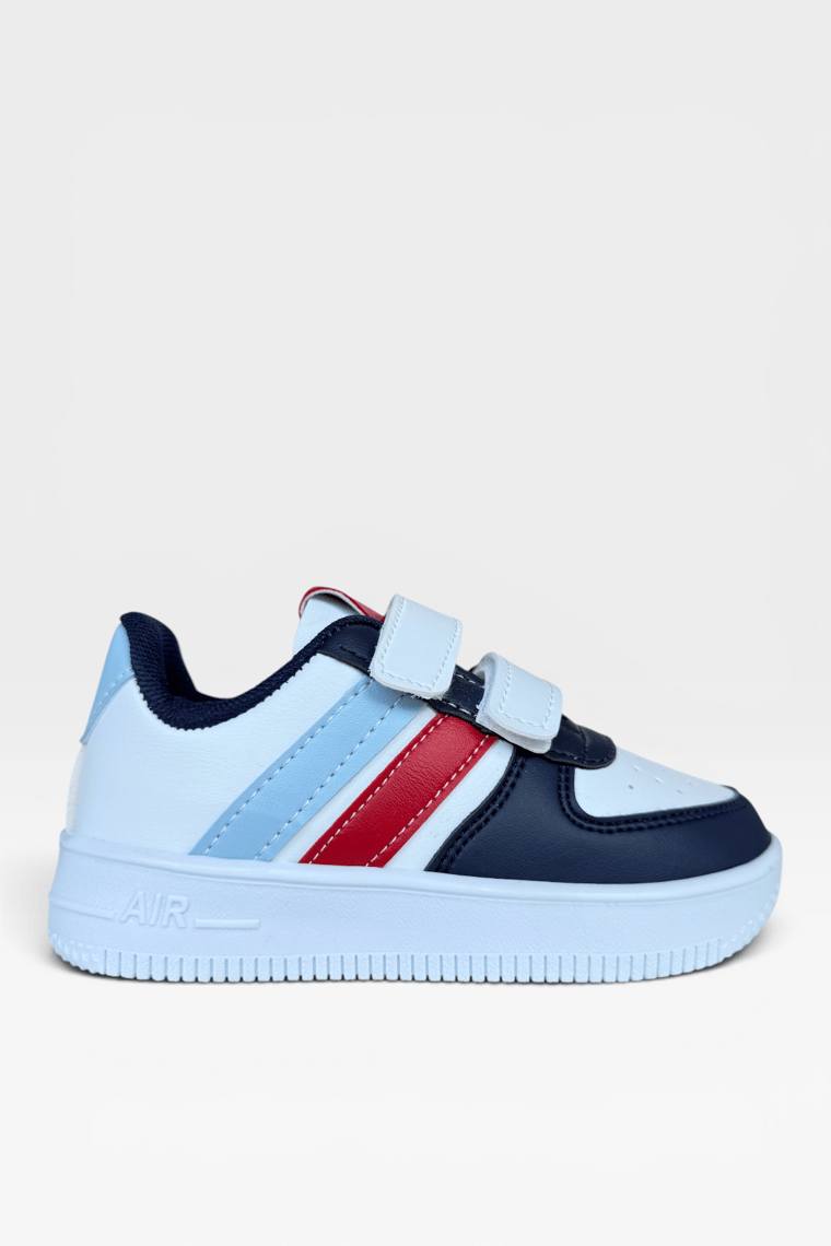 Çocuk Sneaker Spor Ayakkabı LACİVERT - KIRMIZI