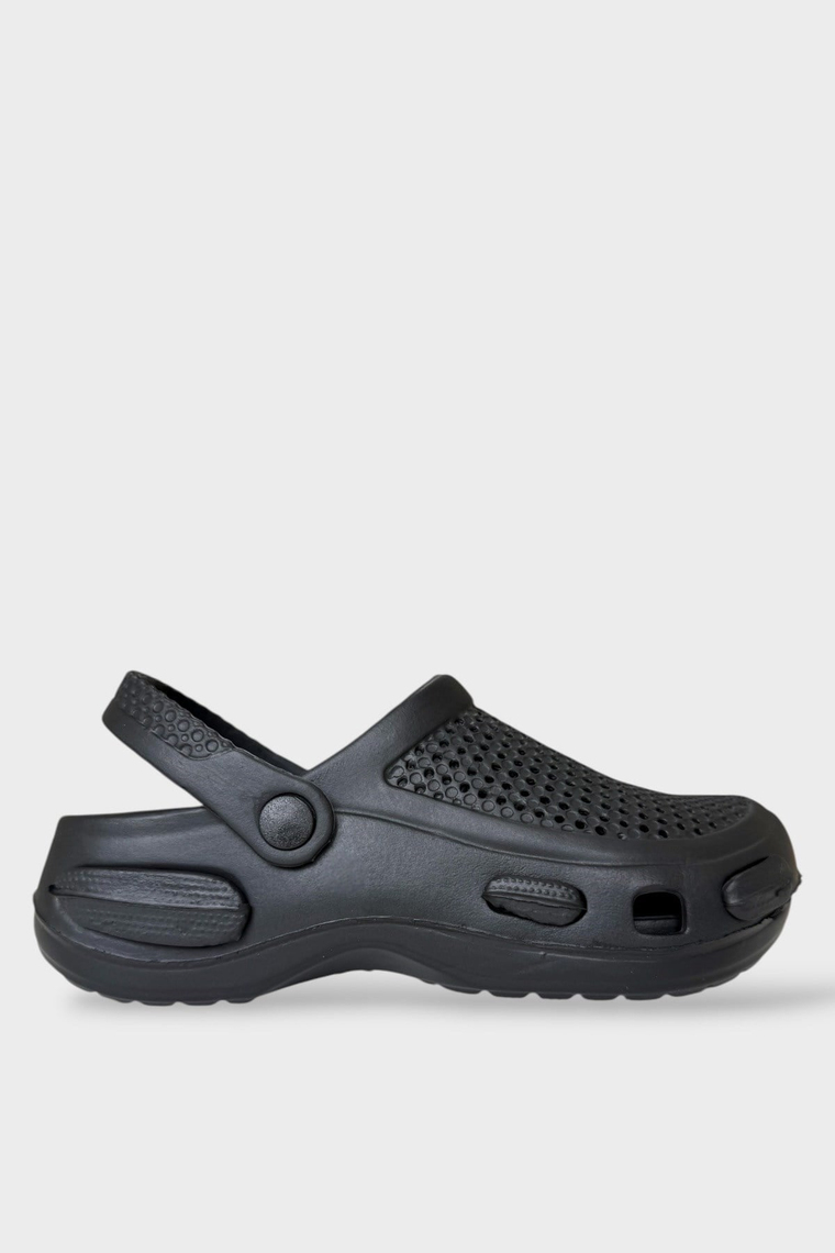 Unisex Comfort Medikal Hemşire Sabo Terlik SİYAH - SİYAH