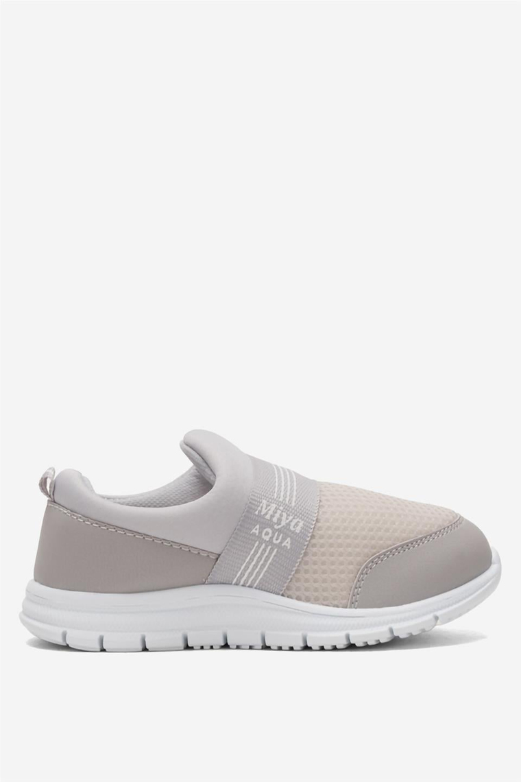 Unisex Lastilkli Hafif Airfle Çocuk Spor Ayakkabı  GRİ