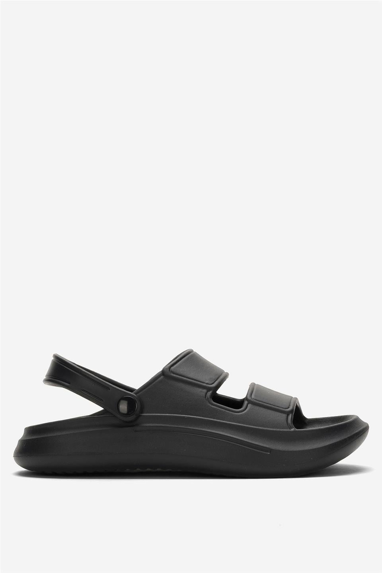 Unisex Ortopedik Deniz Havuz Terliği Sandalet SİYAH