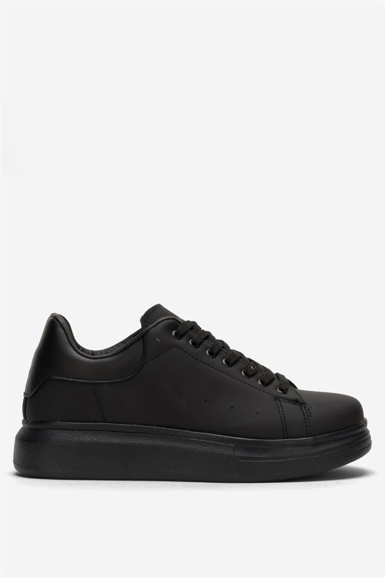 Unisex Yüksek Taban Günlük Spor Sneaker Ayakkabı SİYAH