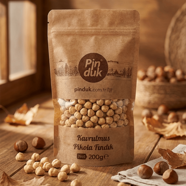 PİNDUK KAVRULMUŞ KRAFT PİKOLA FINDIK 200 GR