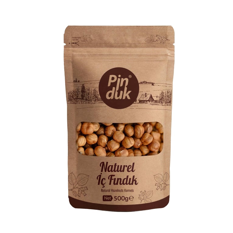 Özel Seçilmiş Naturel Çiğ Fındık 500 GR
