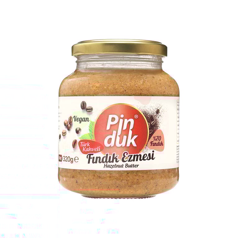 Pinduk Türk Kahveli Fındık Ezmesi %70 FINDIK