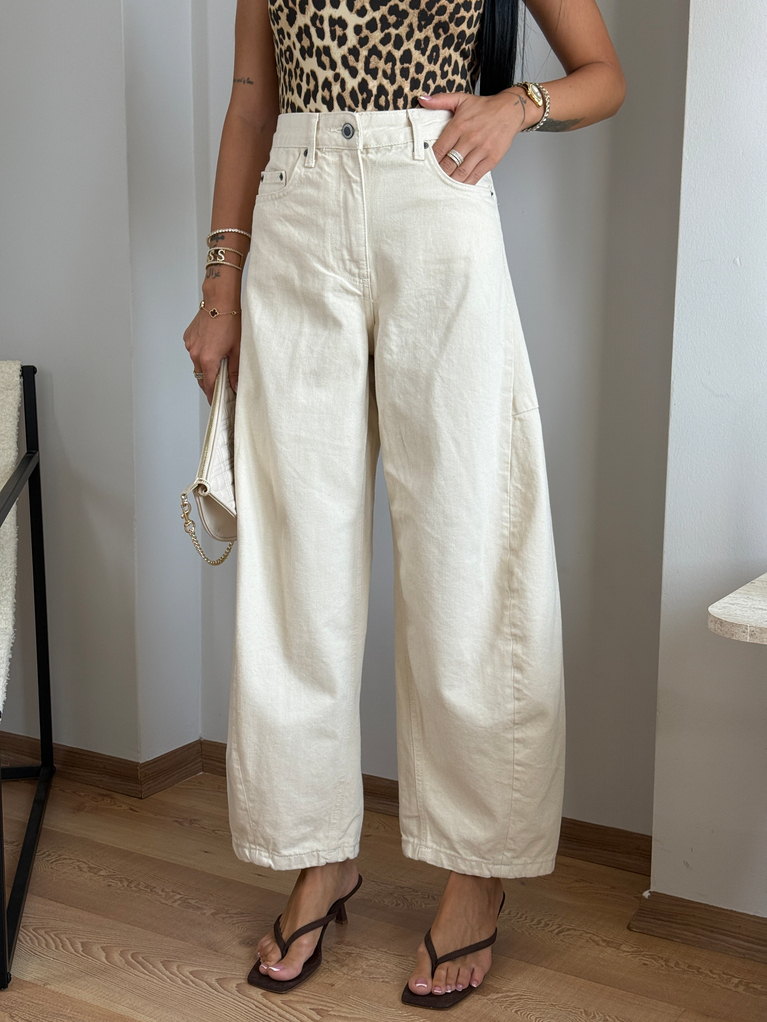 EKRU ORJ BARREL BALON JEAN