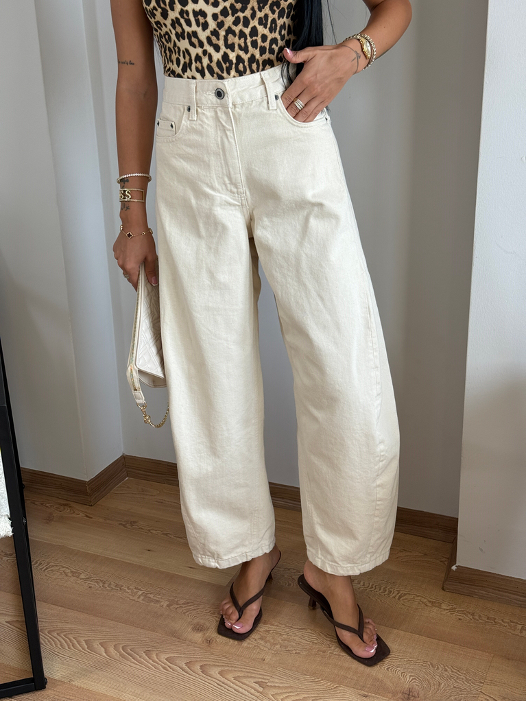 EKRU ORJ BARREL BALON JEAN