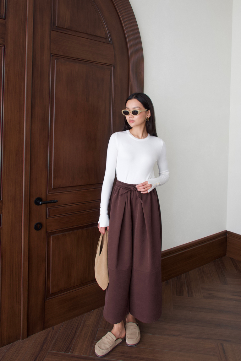 Gabardin Pantolon - KAHVE