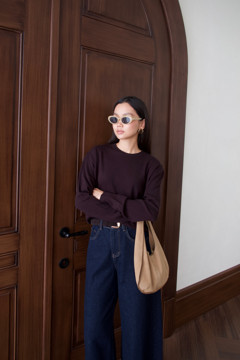 Basic Triko Bady - KOYU KAHVE
