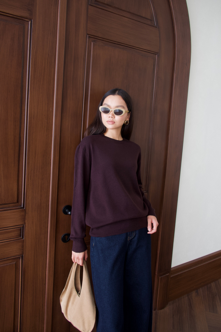 Basic Triko Bady - KOYU KAHVE