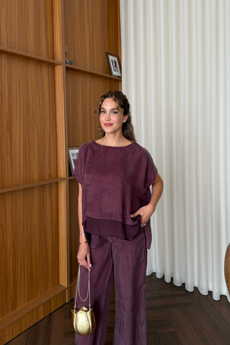 Bluz Pantolon Takım - MÜRDÜM