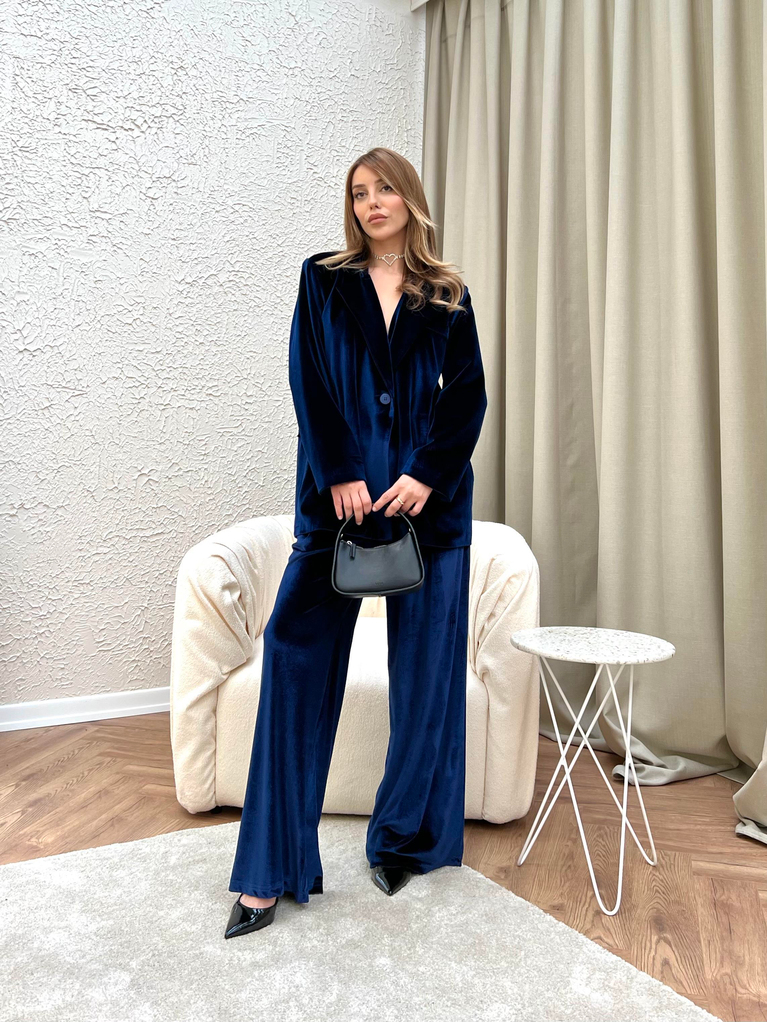 Kadife Blazer Ceket