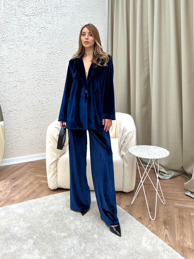 Kadife Blazer Ceket