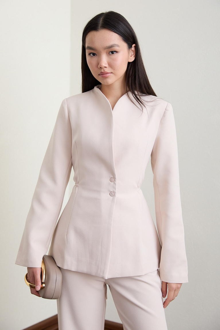 Mira Blazer Pantolon Takım - TAŞ