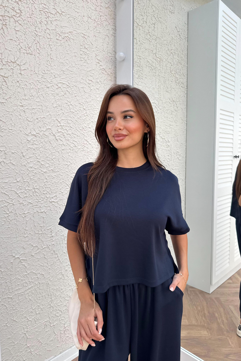 Oysho Tişört Pantolon Takım - LACİVERT