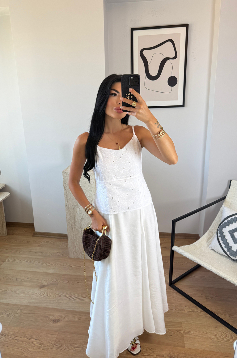 BEYAZ ÜSTÜ FİSTO ETEĞİ KİLOS ELİSE