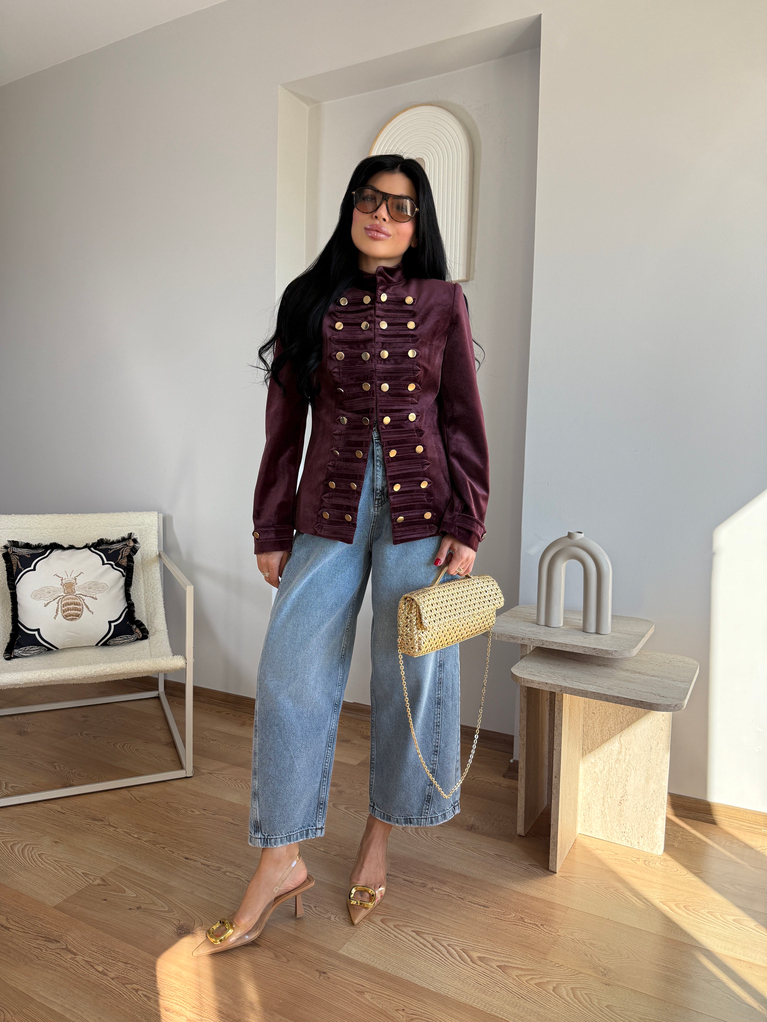 MÜRDÜM GOLD PREMİUM KADİFE CEKET