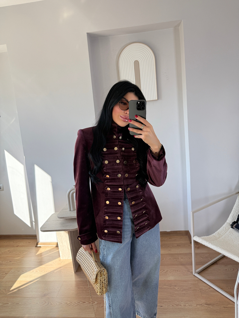 MÜRDÜM GOLD PREMİUM KADİFE CEKET