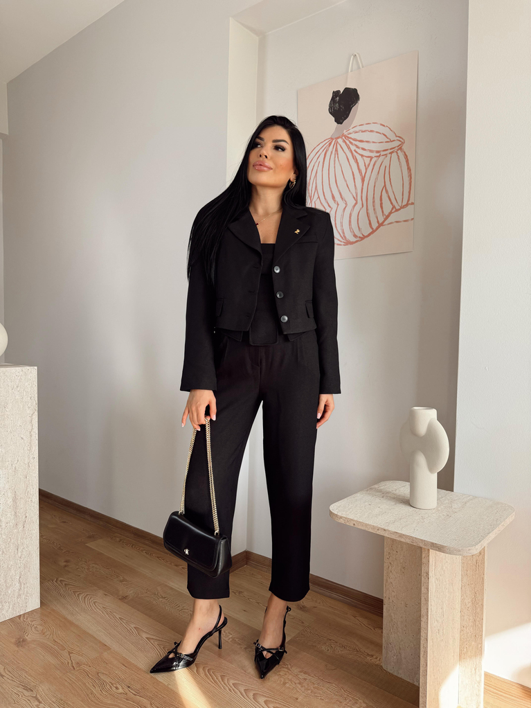 SİYAH 3*LÜ PREMİUM  İNCEKAŞE TAKIM