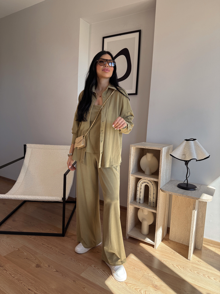 YEŞİL 3LÜ MODAL GİY ÇIK TAKIM