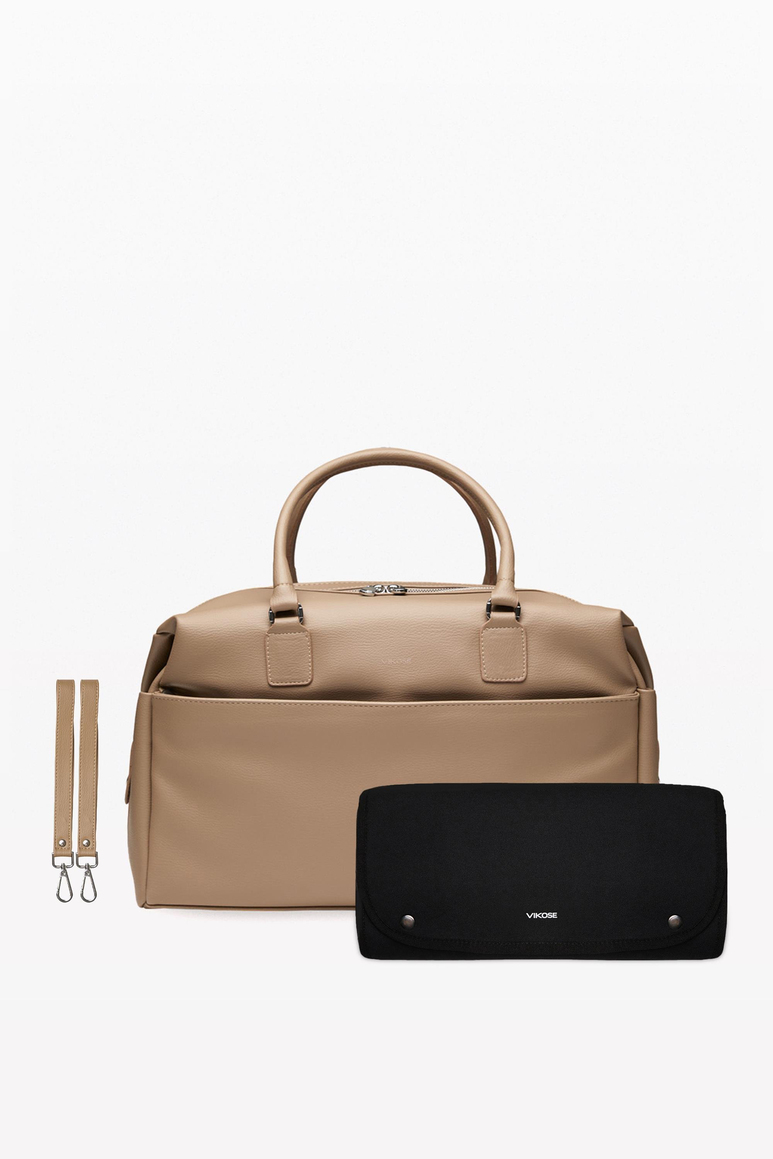 Oslo Bebek Bakım Seyahat Çantası Seti (Vegan Deri)