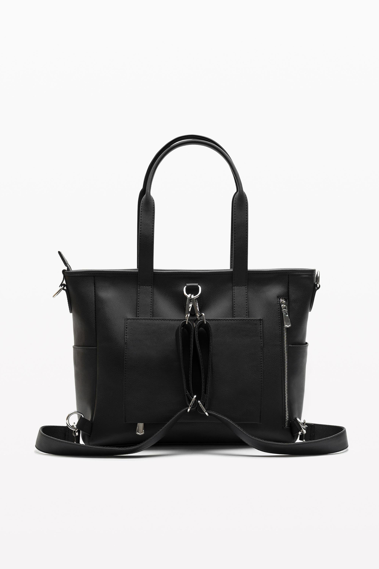 Luna Bebek Bakım Tote Omuz Çantası Seti (Vegan Deri)