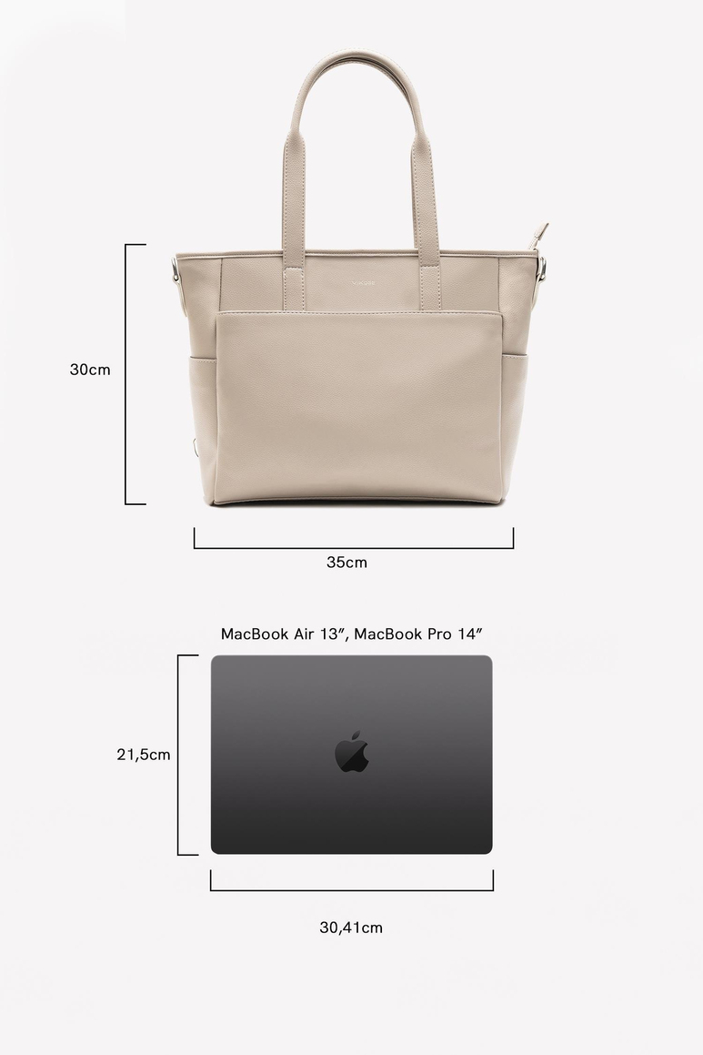 Luna Bebek Bakım Tote Omuz Çantası Seti (Vegan Deri)